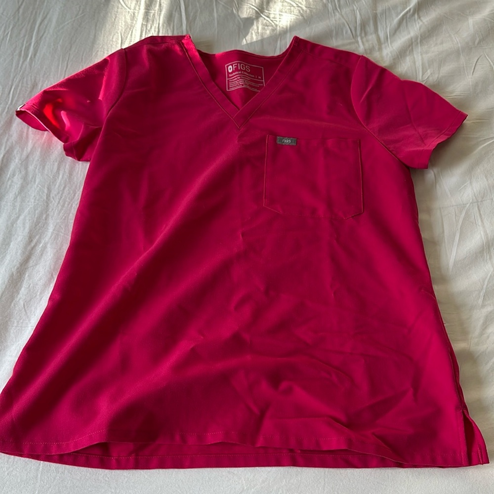 Hot pink figs shirt